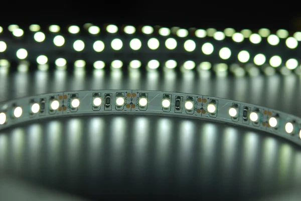 Zahrnuty led strip — Stock fotografie