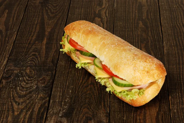 Stora rostade smörgås — Stockfoto