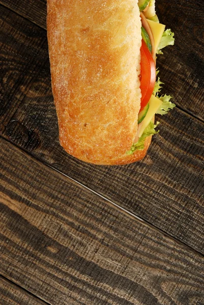 Panino tostato grande — Foto Stock