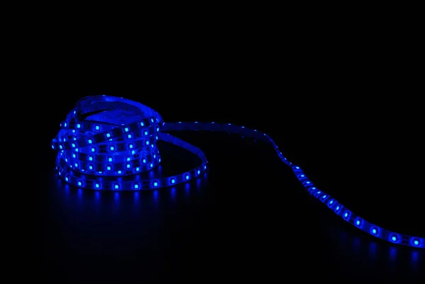 Blue led strip — Stock Photo, Image