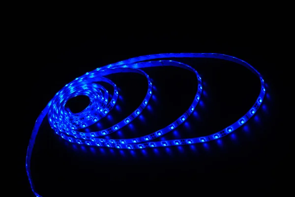 Blue led strip — Stock Photo, Image