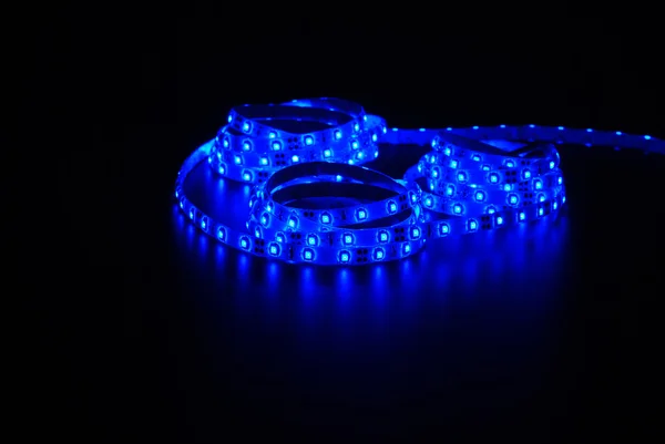 Blue Led stripe — Stock Photo, Image