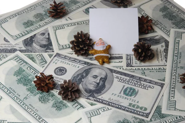 Santa with a cones — Stock Photo, Image