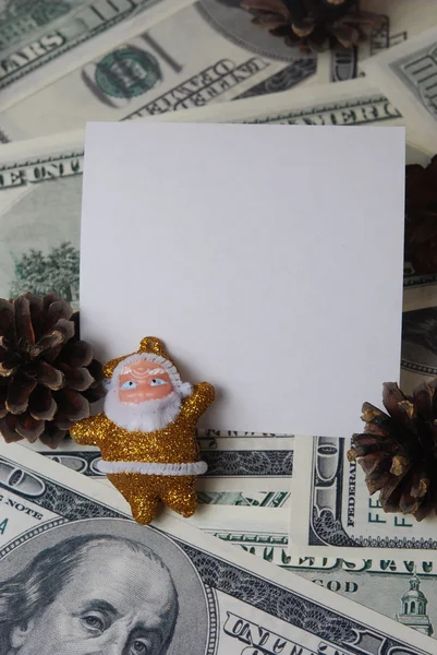 Santa with a cones — Stock Photo, Image