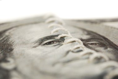 100 $ fatura, çapraz beyaz iplik