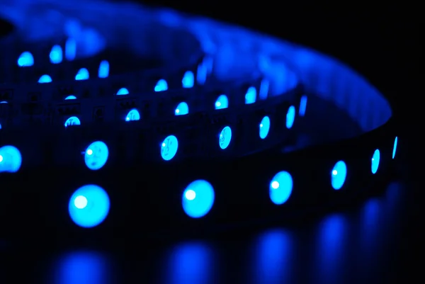 Zahrnuty led strip — Stock fotografie