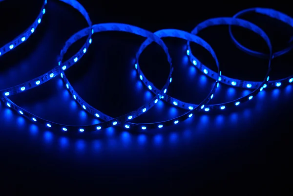 Zahrnuty led strip — Stock fotografie