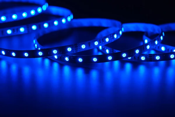 Opgenomen led strip — Stockfoto