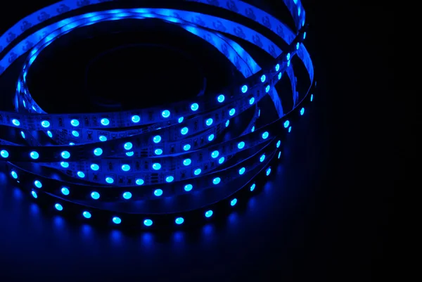 Zahrnuty led strip — Stock fotografie