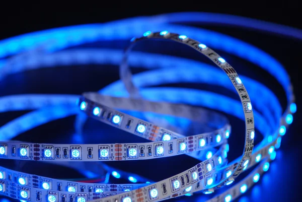 Zahrnuty led strip — Stock fotografie