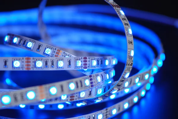 Zahrnuty led strip — Stock fotografie