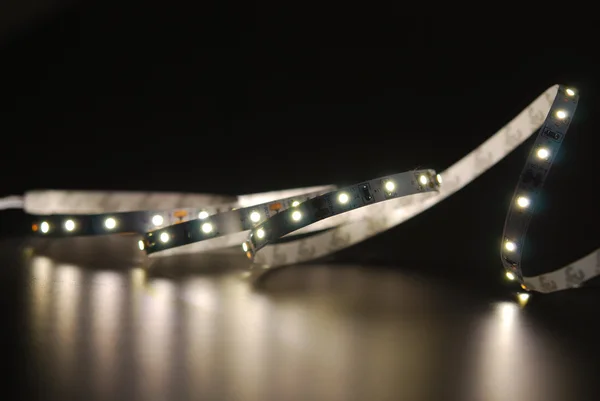 Zahrnuty led strip — Stock fotografie