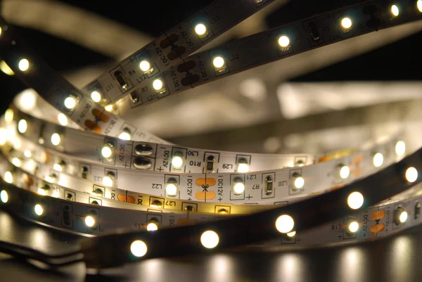 Zahrnuty led strip — Stock fotografie