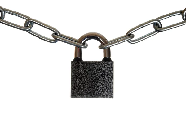 A closed  padlock — Stock Photo, Image