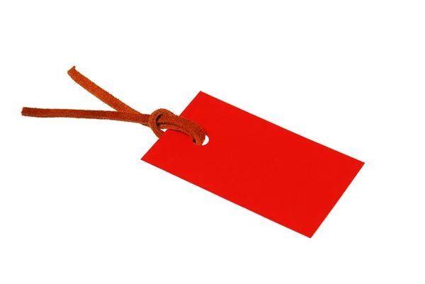 The red tag — Stock Photo, Image