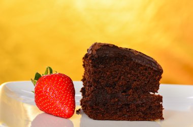 ev yapımı çikolatalı kek.