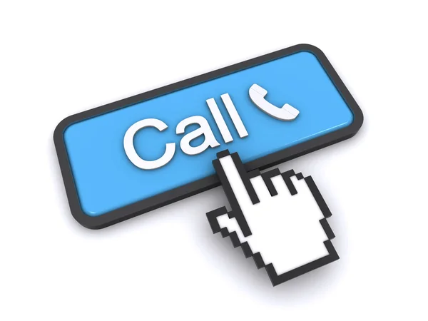 Call button 3d — Stock Photo, Image