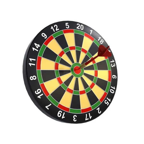Dart on target — Stock Photo, Image