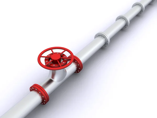Pipeline-3d — Stockfoto