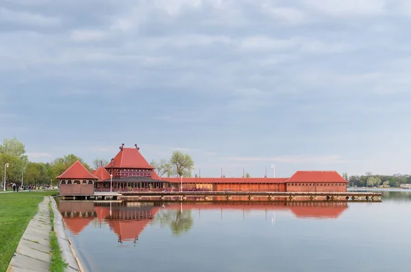 Ladies bath at lake Palic — Stock Fotó