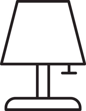 Gri masa lambası ikonu siyah arkaplanda izole edilmiş kusursuz desen. Vektör.