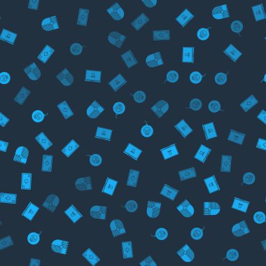 Kalkan 'ı oyun için ayarla, dizüstü bilgisayar, bomba patlamaya hazır ve elmaslarla kusursuz desenli kart oyna. Vektör.