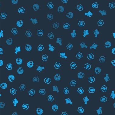 Yaşam sigortasını kalkanla, seyahat valiziyle, teslimatla ve Shield dünya küresiyle kusursuz bir düzene sokun. Vektör.