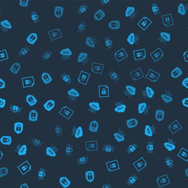 Siber güvenlik, Bulut Ağı arayüzü, Belge ve Kalkan 'ı kusursuz şekilde ayarla. Vektör.