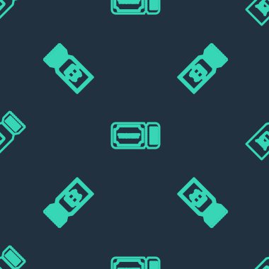 Bilet, otobüs bileti ve tren hatlarını kusursuz bir şekilde ayarlayın. Vektör.