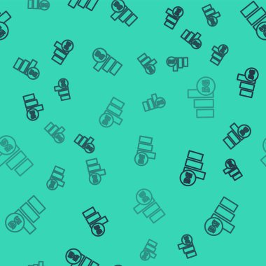 Siyah çizgi 5G yeni kablosuz internet kablosuz kablosuz bağlantı simgesi yeşil arkaplanda izole edilmiş. Küresel ağ yüksek hızlı bağlantı veri oranı teknolojisi. Vektör.