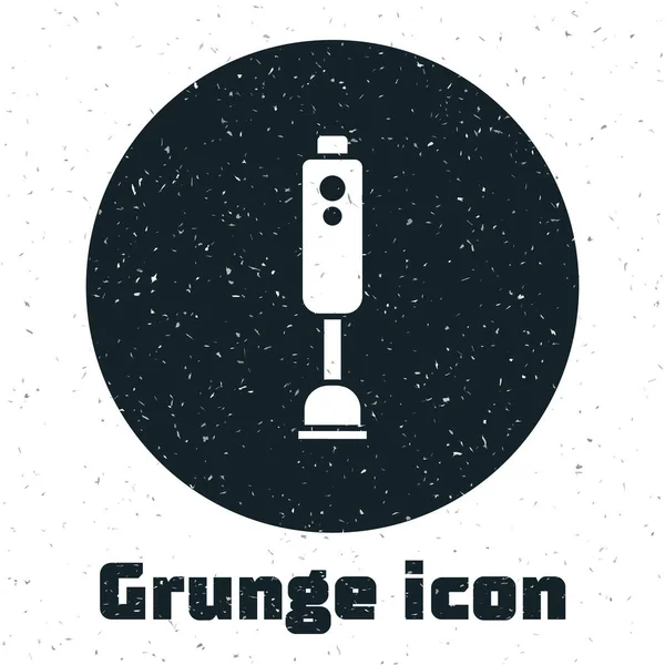 Иконка Grunge Blender Выделена Белом Фоне Кухня Электрический Стационарный Блендер — стоковый вектор