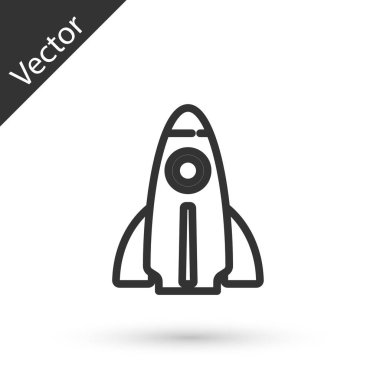 Gri Hat İş Başlangıcı proje konsepti simgesi beyaz arkaplanda izole edildi. Yeni iş, girişimcilik, yenilik ve teknolojinin sembolü. Vektör.