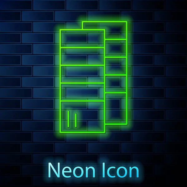 Zářící Neonová Čára Pantone Paleta Kniha Škrtněte Ikonu Barvy Izolované — Stockový vektor