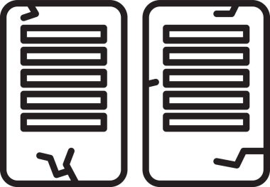 Siyah çizgi Emirler simgesi beyaz arkaplanda izole edildi. Tanrılar hukuku kavramı. Vektör İllüstrasyonu.