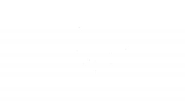 Siyah çizgi duvar lambası ya da beyaz arkaplanda izole edilmiş sconce simgesi. Duvar lambası ışığı. 4K Video hareketli grafik canlandırması