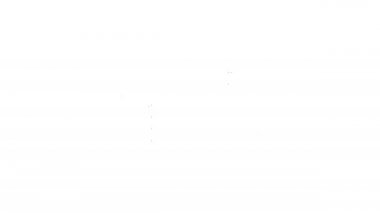 Siyah çizgi araba soğutma sistemi simgesi beyaz arka planda izole edildi. 4K Video hareketli grafik canlandırması