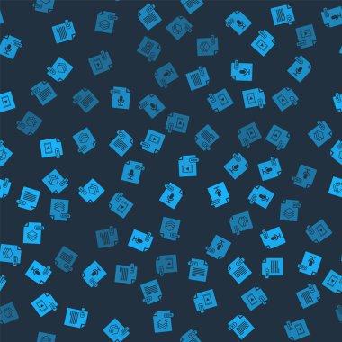 TXT dosya belgesini, OGG, MP4 ve PSD 'yi pürüzsüz desen üzerinde ayarla. Vektör.