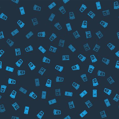 Müze biletini, otobüsü, dizüstü bilgisayarı ayarlayın. Vektör.