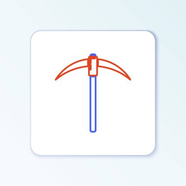 Çizgi Seçme simgesi beyaz arkaplanda izole edildi. Engelleme teknolojisi, kripto para madenciliği, bitcoin, dijital para piyasası, kripto para cüzdanı. Renkli taslak konsepti. Vektör