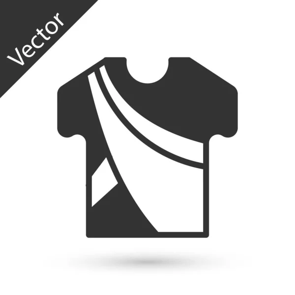 Hombre Indio Gris Viste Ropa Tradicional Hindú Con Icono Camisa — Vector de stock