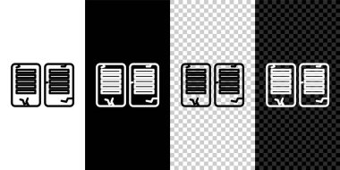 Satırı ayarla. Komut simgesi siyah beyaz arkaplanda izole edildi. Tanrılar hukuku kavramı. Vektör İllüstrasyonu.