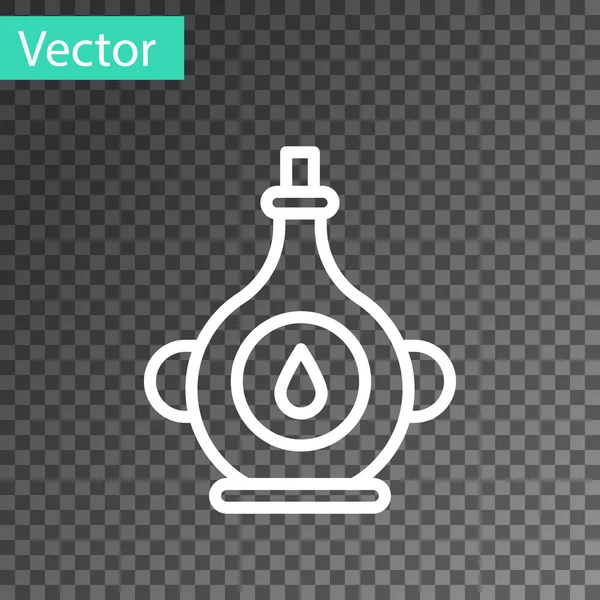 Иконка Нефтяной Бутылки Выделена Прозрачном Фоне Вектор — стоковый вектор