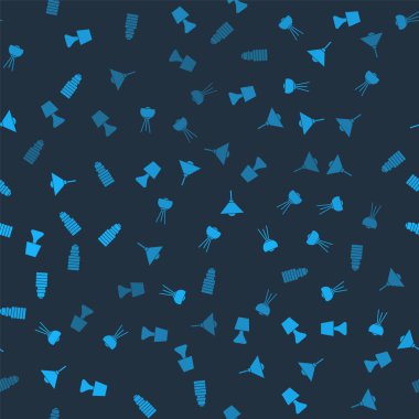 Masa lambası, zemin, lamba asılı ve LED ampulü pürüzsüz desene ayarlayın. Vektör