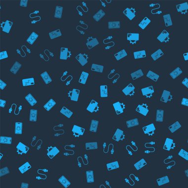 USB kablo kablosunu, telefon tamir servisini, bozuk ekranlı cep telefonunu ve sistem hata mobilini sorunsuz bir şekilde ayarla. Vektör