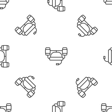 Gri çizgili bira kaskı ya da içki ikonu için bedava beyaz arka planda izole edilmiş kusursuz desen. Vektör