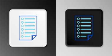 Gri arkaplanda satır belgesi simgesi izole edildi. Dosya simgesi. Kontrol listesi simgesi. İş konsepti. Renkli taslak konsepti. Vektör