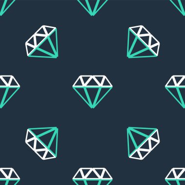 Çizgi Şemsiye simgesi siyah arkaplanda kusursuz desen izole etti. Vektör