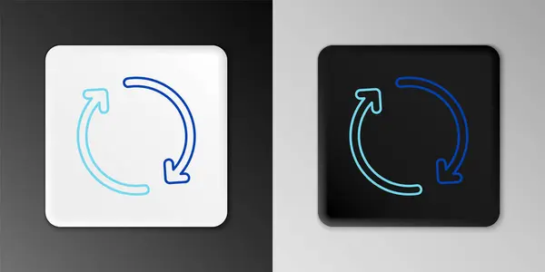 Line Refresh Icon Isoliert Auf Grauem Hintergrund Symbol Neu Laden — Stockvektor
