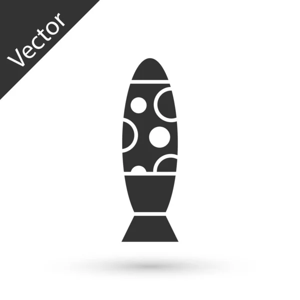 Иконка Светильника Серого Пола Изолирована Белом Фоне Вектор — стоковый вектор