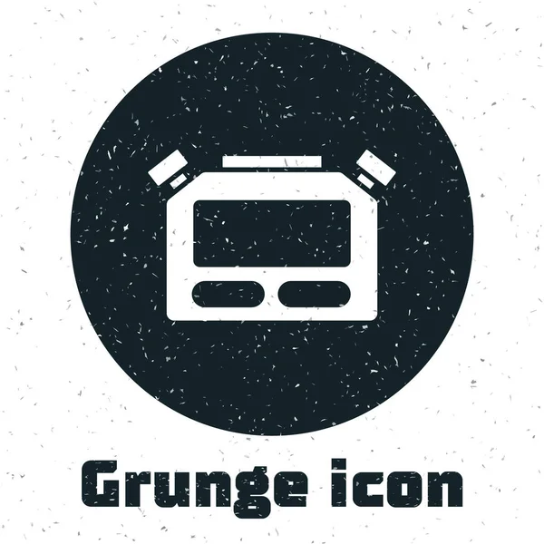 Grunge Stopwatch Symbol Isoliert Auf Weißem Hintergrund Zeitzeichen Chronometerzeichen Monochrome — Stockvektor